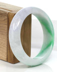Baikalla Jewelry Jadeite Jade Bangle Bracelet Copy of Baikalla Classic Green Natural Jadeite Jade Wider Bangle Bracelet (58.24 mm)
