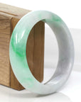 Baikalla Jewelry Jadeite Jade Bangle Bracelet Copy of Baikalla Classic Green Natural Jadeite Jade Wider Bangle Bracelet (58.24 mm)