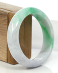 Baikalla Jewelry Jadeite Jade Bangle Bracelet Copy of Baikalla Classic Green Natural Jadeite Jade Wider Bangle Bracelet (58.24 mm)
