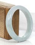 Baikalla Jewelry Jadeite Jade Bangle Bracelet Baikalla "Classic Bangle" Blue-Green Natural Burmese Jadeite Jade Bangle (57.49mm)