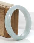 Baikalla Jewelry Jadeite Jade Bangle Bracelet Baikalla "Classic Bangle" Blue-Green Natural Burmese Jadeite Jade Bangle (57.49mm)