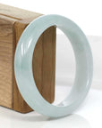 Baikalla Jewelry Jadeite Jade Bangle Bracelet Baikalla "Classic Bangle" Blue-Green Natural Burmese Jadeite Jade Bangle (57.49mm)