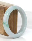 Baikalla Jewelry Jadeite Jade Bangle Bracelet Baikalla™ "Classic Bangle" Genuine Burmese Green Jadeite Jade Bangle Bracelet (55.18mm)