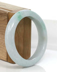 Baikalla Jewelry Jadeite Jade Bangle Bracelet Baikalla™ "Classic Bangle" Genuine Burmese Green Jadeite Jade Bangle Bracelet (55.18mm)
