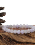 Baikalla Jewelry jade beads bracelet Jadeite Jade 7.5 mm Round Lavender Beads Bracelet ( 7.5 mm )