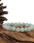 Baikalla Jewelry jade beads bracelet Jadeite Jade 9 mm Round Green Beads Bracelet ( 9 mm )