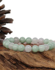 Baikalla Jewelry jade beads bracelet Jadeite Jade 9 mm Round Green Beads Bracelet ( 9 mm )