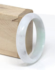 Baikalla Jewelry Jadeite Jade Bangle Bracelet Natural Burmese Lavender Jade Jadeite Bangle Bracelet ( 58.03 mm )