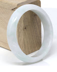 Baikalla Jewelry Jadeite Jade Bangle Bracelet Baikalla™ "Classic Bangle" Genuine Burmese High Quality Jadeite Jade Bangle Bracelet (57.3mm)