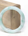 Baikalla Jewelry Jadeite Jade Bangle Bracelet Baikalla™ "Classic Bangle" Genuine Burmese High Quality Jadeite Jade Bangle Bracelet (56.1mm)