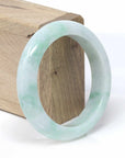 Baikalla Jewelry Jadeite Jade Bangle Bracelet Baikalla™ "Classic Bangle" Genuine Burmese High Quality Jadeite Jade Bangle Bracelet (56.1mm)