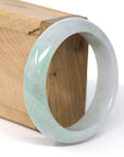Baikalla Jewelry Jadeite Jade Bangle Bracelet Baikalla "Classic Bangle" Green Natural Burmese Jadeite Jade Bangle ( 57.62mm )