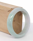 Baikalla Jewelry Jadeite Jade Bangle Bracelet Baikalla "Classic Bangle" Green Natural Burmese Jadeite Jade Bangle ( 57.62mm )