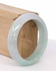 Baikalla Jewelry Jadeite Jade Bangle Bracelet Baikalla "Classic Bangle" Green Natural Burmese Jadeite Jade Bangle ( 57.62mm )