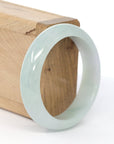 Baikalla Jewelry Jadeite Jade Bangle Bracelet Baikalla "Classic Bangle" Natural Burmese Ice Jadeite Jade Bangle ( 55 mm )