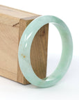 Baikalla Jewelry Jadeite Jade Bangle Bracelet Baikalla "Classic Bangle" Natural Burmese Green Jadeite Jade Bangle ( 58.84 mm )