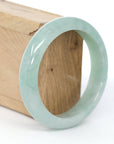 Baikalla Jewelry Jadeite Jade Bangle Bracelet Baikalla "Classic Bangle" Blue-Green Natural Burmese Jadeite Jade Bangle ( 59.2mm )