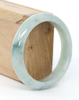 Baikalla Jewelry Jadeite Jade Bangle Bracelet Baikalla "Classic Bangle" Ice Blue Green Jadeite Jade Bangle ( 57.91 mm )