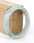 Baikalla Jewelry Jadeite Jade Bangle Bracelet Baikalla "Classic Bangle" Ice Blue Green Jadeite Jade Bangle ( 57.91 mm )