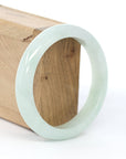Baikalla Jewelry Jadeite Jade Bangle Bracelet Baikalla "Classic Bangle" Lavender Natural Burmese Jadeite Jade Bangle ( 58.3 mm )