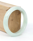 Baikalla Jewelry Jadeite Jade Bangle Bracelet Baikalla "Classic Bangle" Lavender Natural Burmese Jadeite Jade Bangle ( 58.3 mm )
