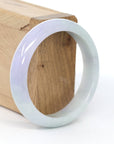 Baikalla Jewelry Jadeite Jade Bangle Bracelet Lavender Natural Jadeite Jade Bangle ( 56.14 mm )