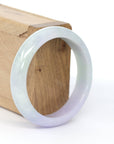 Baikalla Jewelry Jadeite Jade Bangle Bracelet Lavender Natural Jadeite Jade Bangle ( 56.14 mm )