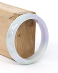 Baikalla Jewelry Jadeite Jade Bangle Bracelet Lavender Natural Jadeite Jade Bangle ( 56.14 mm )