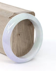 Baikalla Jewelry Jadeite Jade Bangle Bracelet Lavender Natural Jadeite Jade Bangle ( 56.14 mm )