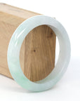Baikalla Jewelry Jadeite Jade Bangle Bracelet Baikalla "Classic Bangle" Genuine Green Jadeite Jade Bangle ( 58.4 mm )