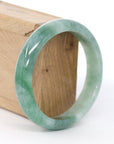 Baikalla Jewelry Jadeite Jade Bangle Bracelet Baikalla "Classic Bangle" Forest Green Genuine Jadeite Jade Bangle ( 59.45 mm )