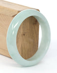 Baikalla Jewelry Jadeite Jade Bangle Bracelet Baikalla "Classic Bangle" Genuine Green Jadeite Jade Bangle ( 58.35 mm )