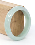 Baikalla Jewelry Jadeite Jade Bangle Bracelet Baikalla "Classic Bangle" Genuine Green Jadeite Jade Bangle ( 58.35 mm )
