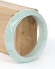 Baikalla Jewelry Jadeite Jade Bangle Bracelet Baikalla "Classic Bangle" Genuine Green Jadeite Jade Bangle ( 58.35 mm )