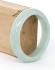 Baikalla Jewelry Jadeite Jade Bangle Bracelet Baikalla "Classic Bangle" Genuine Green Jadeite Jade Bangle ( 58.35 mm )
