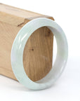 Baikalla Jewelry Jadeite Jade Bangle Bracelet Baikalla "Classic Bangle" Genuine Light Lavender Jadeite Jade Bangle ( 56.13 mm )