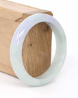 Baikalla Jewelry Jadeite Jade Bangle Bracelet Baikalla "Classic Bangle" Lavender Natural Burmese Jadeite Jade Bangle ( 56.13 mm )