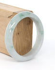 Baikalla Jewelry Jadeite Jade Bangle Bracelet Baikalla "Classic Bangle" Ice Blue-Green Jadeite Jade Bangle ( 57.3 mm )