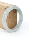 Baikalla Jewelry Jadeite Jade Bangle Bracelet Baikalla "Classic Bangle" Ice Blue-Green Jadeite Jade Bangle ( 57.3 mm )