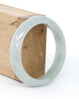 Baikalla Jewelry Jadeite Jade Bangle Bracelet Baikalla "Classic Bangle" Ice Blue-Green Jadeite Jade Bangle ( 57.3 mm )