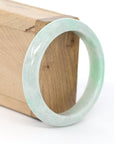 Baikalla Jewelry Jadeite Jade Bangle Bracelet Lavender- Green Natural Genuine Burmese Jadeite Jade Bangle