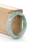 Baikalla Jewelry Jadeite Jade Bangle Bracelet Baikalla "Classic Bangle" Green Natural Burmese Jadeite Jade Bangle ( 52.36 mm )
