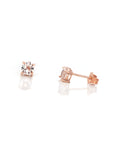 Baikalla Jewelry Gold Gemstone Earrings Baikalla 14k Rose Gold 0.95ct Natural Morganite Earrings