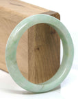 Baikalla Jewelry Jadeite Jade Bangle Bracelet Baikalla "Classic Bangle" Blue Green Natural Burmese Jadeite Jade Bangle ( 57.53 mm )