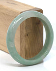 Baikalla Jewelry Jadeite Jade Bangle Bracelet Baikalla "Classic Bangle" Green Natural Jadeite Jade Bangle ( 56.51 mm )