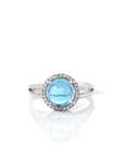Baikalla Jewelry Sterling Silver Gemstone Ring 6 Sterling Silver Sky Blue Topaz Ring
