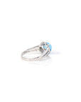 Baikalla Jewelry Sterling Silver Gemstone Ring Sterling Silver Sky Blue Topaz Ring