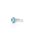 Baikalla Jewelry Sterling Silver Gemstone Ring Sterling Silver Sky Blue Topaz Ring