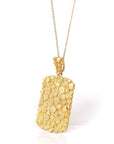 Baikalla Jewelry 14K Yellow Gold Pendant 14k Yellow Gold Nugget Pendant