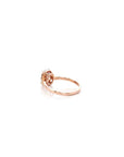 Baikalla Sterling Silver Moissanite Ring 14k Rose Gold Moissanite 1CT Oval Engagement Ring